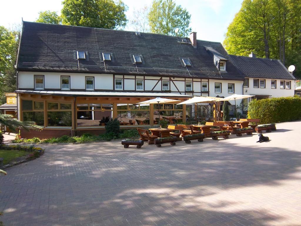 Gaststaette & Pension Oelmuehle Oberschöna Eksteriør billede